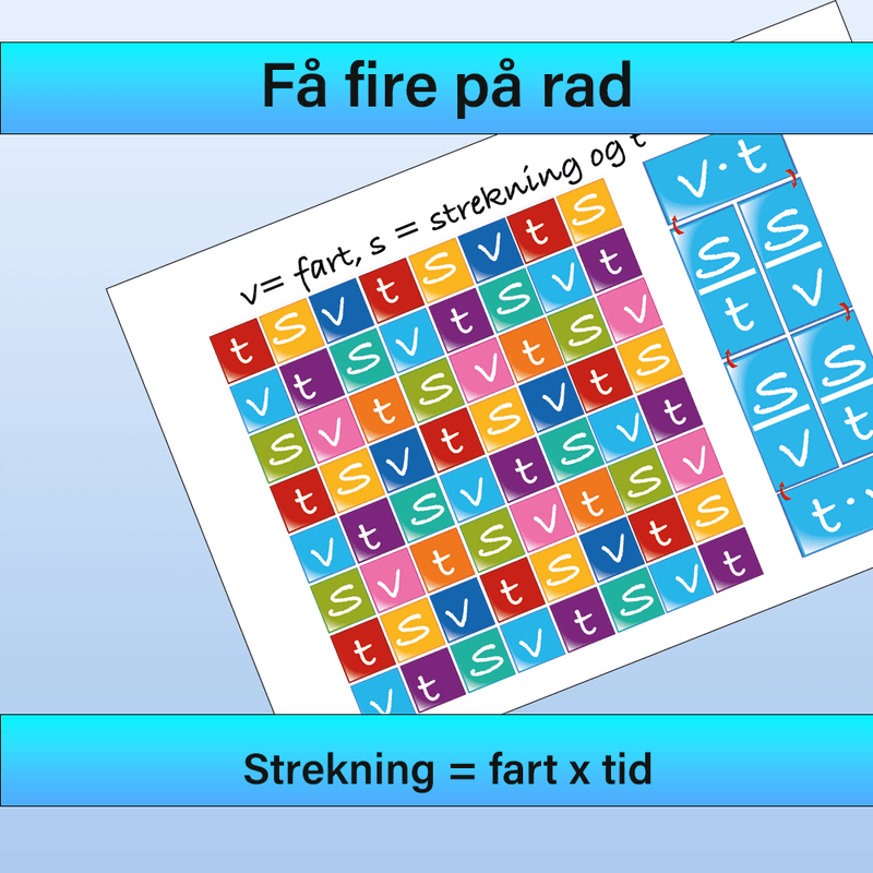 Vei, fart og tid