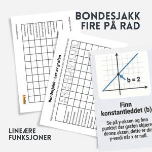 Hovedbilde Bondesjakk | Line&aelig;re funksjoner