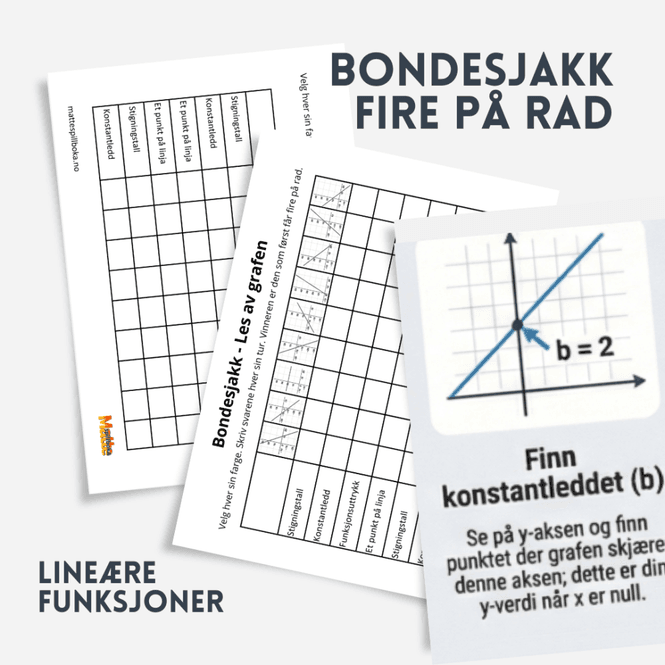 Hovedbilde Bondesjakk | Lineære funksjoner