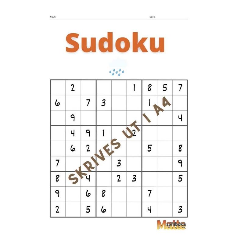 Sudoku med sommermotiv
