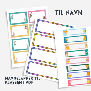 Hovedbilde Navnelapper til skole og barnehage